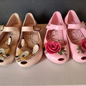 Mini Melissa Mary Jane Beauty And The Beast And Bambi